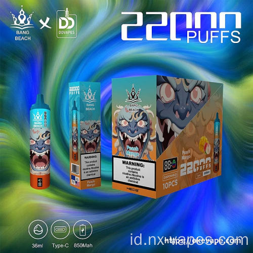 Bang Beach 22000 Puffs Harga Grosir Eropa